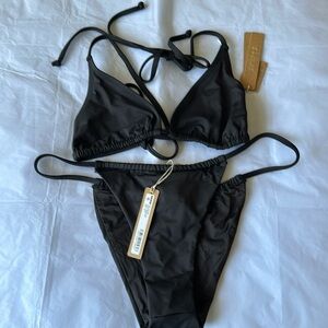 SKIMS Black Bikini Set